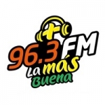 Logo da emissora Radio La Más Buena 96.3 FM