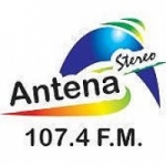 Logo da emissora Radio Antena Stereo 107.4 FM