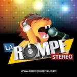 Logo da emissora Radio La Rompe Stereo