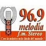 Logo da emissora Radio Melodía Stereo 96.9 FM