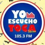 Logo da emissora Radio Toca Stereo 105.3 FM