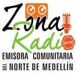 Logo da emissora Zona Radio 88.4 FM