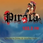 Logo da emissora Radio Pirata Mix 97.7 FM