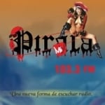 Logo da emissora Radio Pirata Mix 103.3 FM