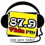 Logo da emissora Rádio Vida 87.9 FM