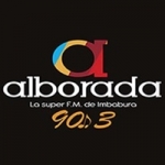 Logo da emissora Radio Alborada 90.3 FM