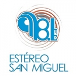 Logo da emissora Radio Estéreo San Miguel 98.1 FM