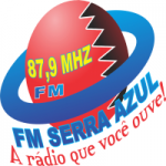 Logo da emissora Rádio Serra Azul 87.9 FM