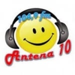 Logo da emissora Rádio Antena 10