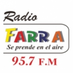 Logo da emissora Radio Farra 95.7 FM