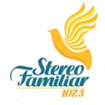 Logo da emissora Radio Stereo Familiar 107.3 FM