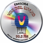 Logo da emissora Radio Voz del Upano 90.5 FM