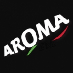 Logo da emissora Aroma FM