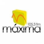 Logo da emissora Radio Máxima 105.3 FM