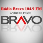 Logo da emissora Rádio Bravo 104.9 FM