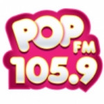 Logo da emissora Radio Pop 105.9 FM