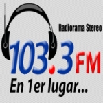 Logo da emissora Radiorama 103.3 FM