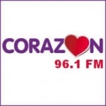 Logo da emissora Radio Corazón 96.1 FM