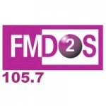 Logo da emissora Radio FM Dos 105.7