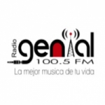 Logo da emissora Radio Genial 100.5 FM