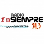 Logo da emissora Radio Siempre 94.3 FM