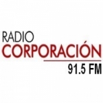 Logo da emissora Radio Corporación 91.5 FM