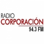 Logo da emissora Radio Corporación 94.3 FM