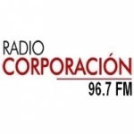 Logo da emissora Radio Corporación 96.7 FM