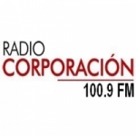 Logo da emissora Radio Corporación 100.9 FM