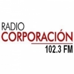 Logo da emissora Radio Corporación 102.3 FM