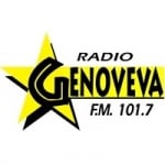 Logo da emissora Radio Genoveva 101.7 FM