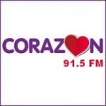 Logo da emissora Radio Corazón 91.5 FM