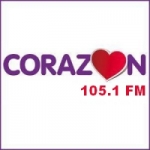 Logo da emissora Radio Corazón 105.1 FM