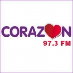 Logo da emissora Radio Corazón 97.3 FM