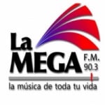 Logo da emissora Radio La Mega 90.3 FM