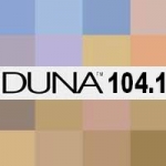 Logo da emissora Radio Duna 104.1 FM