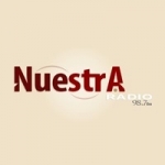 Logo da emissora Radio Nuestra 98.7 FM