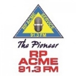 Logo da emissora Radio RP ACME 91.3 FM