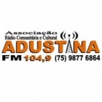 Logo da emissora Rádio Adustina 104.9 FM