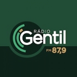 Logo da emissora Rádio Gentil 87.9 FM