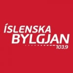 Logo da emissora Íslenska Bylgjan 103.9 FM