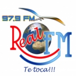 Logo da emissora Radio Real 97.9 FM