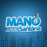 Logo da emissora Rede Mano Santana