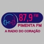 Logo da emissora Rádio Pimenta 87.9 FM