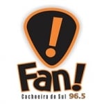 Logo da emissora Rádio Fan 96.5 FM