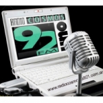 Logo da emissora Radio Cosmos 92.1 FM