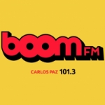 Logo da emissora Radio Boom 101.3 FM