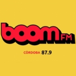 Logo da emissora Radio Boom 87.9 FM