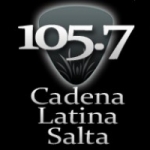 Logo da emissora Radio Cadena Latina 105.7 FM