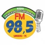 Logo da emissora Rádio Princesa do Capibaribe 98.5 FM